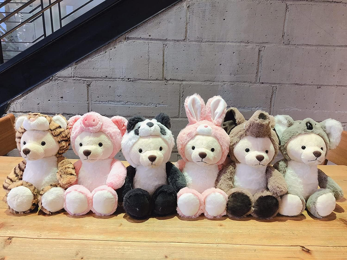 Adorable Polar Bear Stuffed Animal Dressed in Tiger Costume Teddy Bear Plushies with Tiger Outfit Cute Plush Toys for Kids Stuffed Animals Gift for Lover,14-Inch…