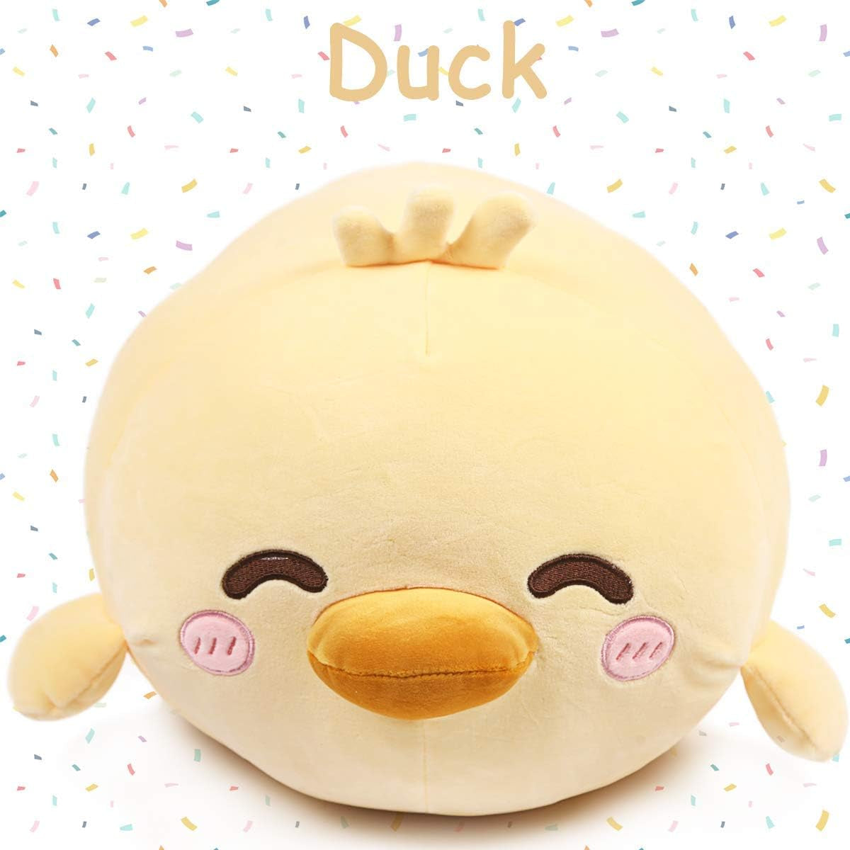 Duck Plush Pillow Stuffed Animal Snuggly Pillow Cute Plush