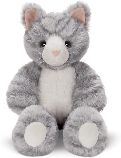 Stuffed Kitten - Oh so Soft Kitty Cat Stuffed Animal, Plush Toy, Gray, 18 Inch