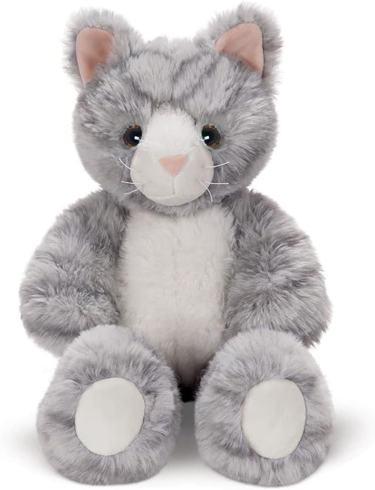 Stuffed Kitten - Oh so Soft Kitty Cat Stuffed Animal, Plush Toy, Gray, 18 Inch