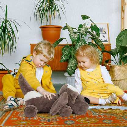 Dog Stuffed Animals Plush, 24" Soft Plush Puppy Stuffed Animal Fluffy Stuffed Dog for Kids Boys Girls Birthday Easter