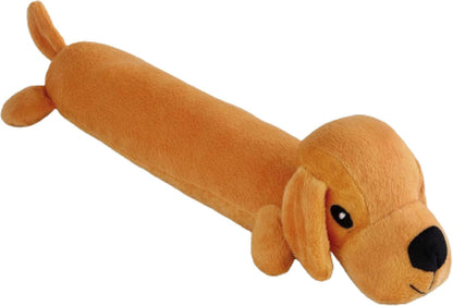 Dachshund Stuffed Animal Dog Squeaky Toy - Puppy Teething Dog Plush Toys - Stuffed Dogs Animals Chew Toys - Weiner Dog Stuffed Animal Toy for Puppies and All Breeds (Yellow)