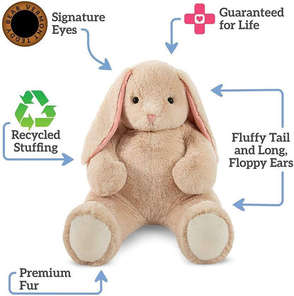Giant Bunny Stuffed Animal - 4 Ft Stuffed Bunny Plush Toy from Giant Cuddle Collection, Adorable Rabbit Animal for Kids & Adults for All Ages