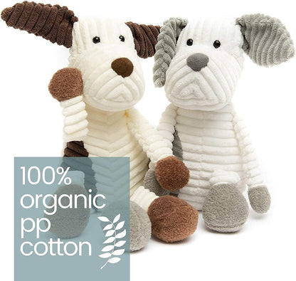 Cute Stuffed Animal Pillow Dog Brown Plush Toy Pillow Kawaii Plushies with Squishy Plush Pillow Cute Plushies for Girls and Boys