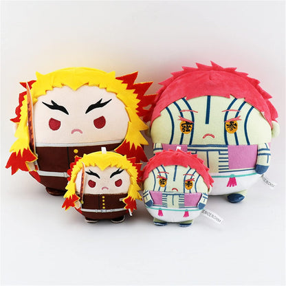 Anime Plush Doll Toy Tanjirou Nezuko Stuffed Plushie Figures Keychain
