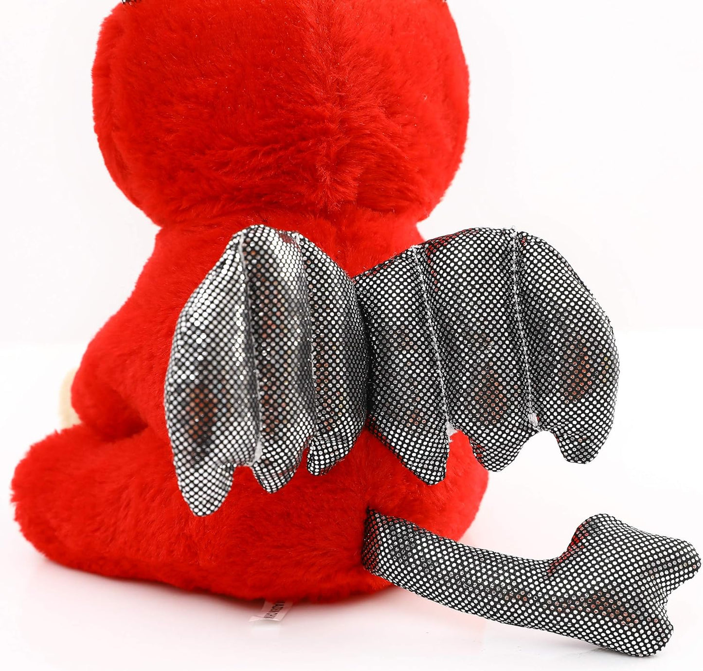 Pug Devil Stuffed Animal Pug Dog Wearing Devil Costume Plushies Dog Dressed as Demon Funny Plush Toys for Kids Stuffed Puppy Animals for Kids and Lover 12 Inch