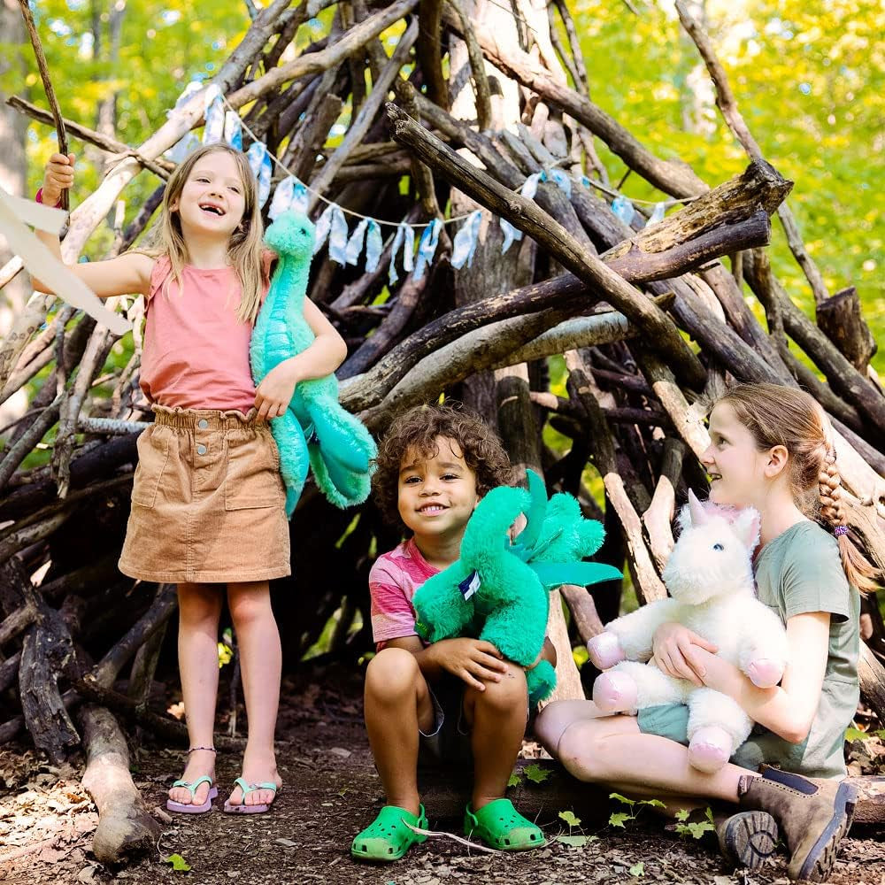 Plush Dragon - Dragon Stuffed Animal, Green, 18 Inch