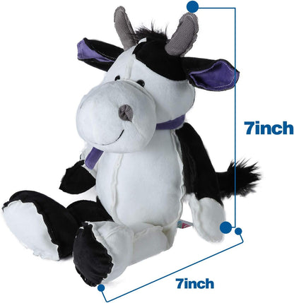 Dairy Cows Stuffed Animal Soft Dairy Cow Plush Durable Stuffed Animal Cow Plush Farm Animals Toy Birthday Easter Gifts for Toddler Girls Kids,6 Inches