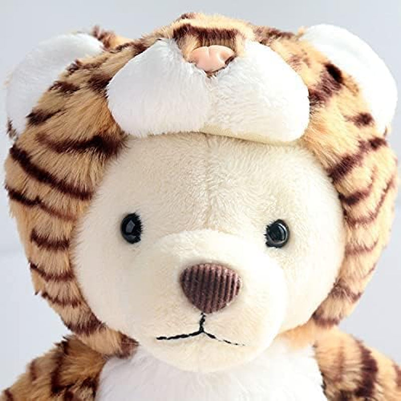 Adorable Polar Bear Stuffed Animal Dressed in Tiger Costume Teddy Bear Plushies with Tiger Outfit Cute Plush Toys for Kids Stuffed Animals Gift for Lover,14-Inch…