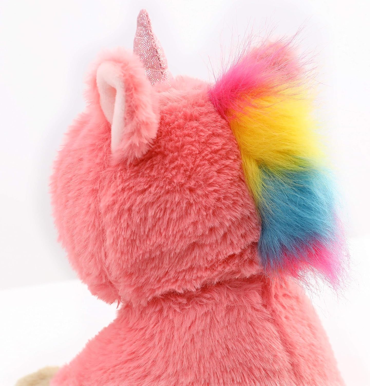 Pug Unicorn Stuffed Animal Pug Dog Wearing Unicorn Costume Plushies Dressed as Cute Funny Rainbow Unicorn Plush Toys for Kids Stuffed Puppy Animals Gift for Lover 12 Inch