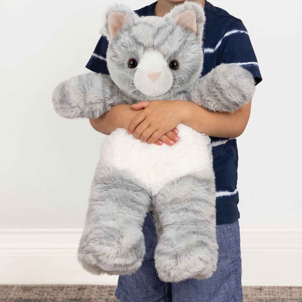 Stuffed Kitten - Oh so Soft Kitty Cat Stuffed Animal, Plush Toy, Gray, 18 Inch