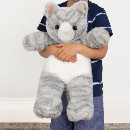 Stuffed Kitten - Oh so Soft Kitty Cat Stuffed Animal, Plush Toy, Gray, 18 Inch