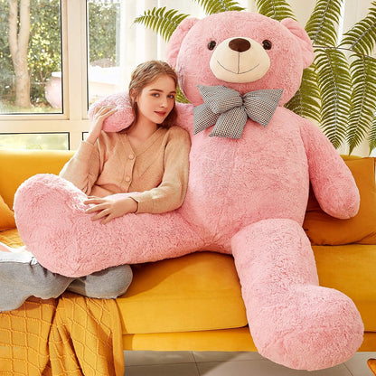 Giant Teddy Bear Plush Toy Stuffed Animals (Pink, 59 Inches)