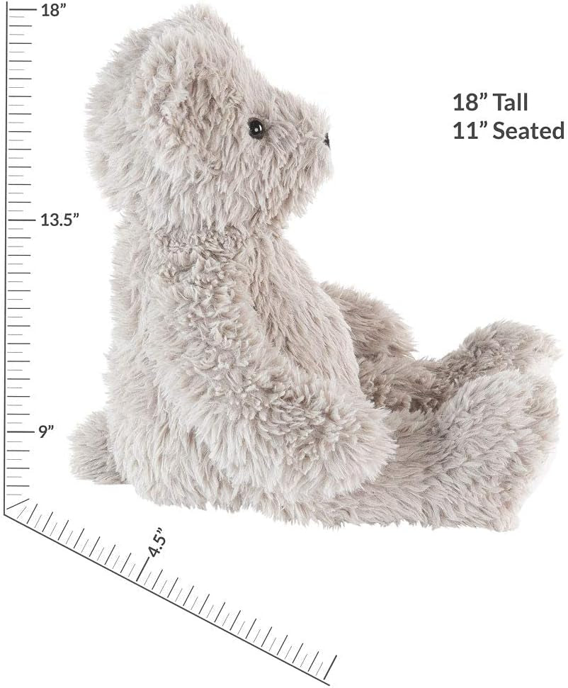Stuffed Animal - Soft Teddy Bear, 18 Inch, Earl Grey, Super Soft
