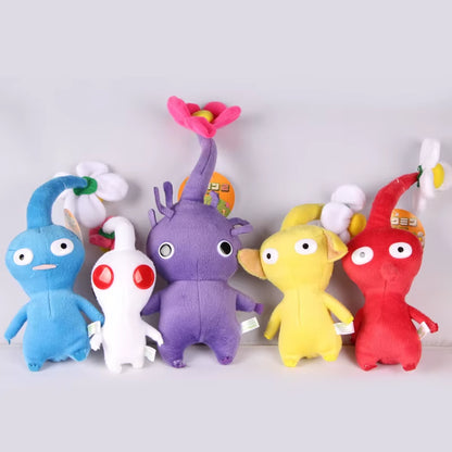 5Pcs/Set Pikmin Stuffed Plush Toys Flower Bud Leaf Plush