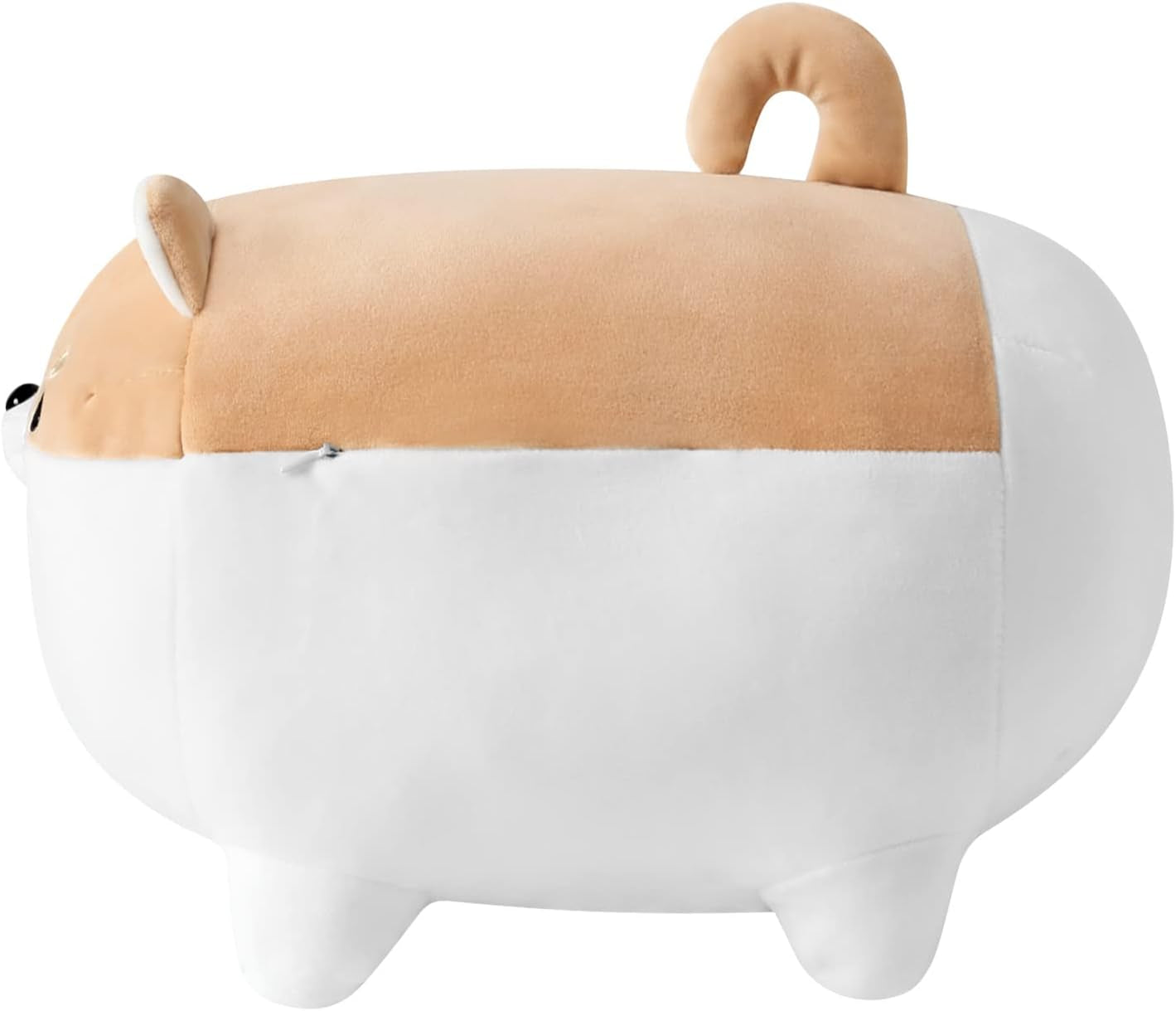 2PCS Shiba Inu Stuffed Animal Toy - Cute Corgi & Akita Dog Plush Pillow, Plush Toy Best Gifts for Girls and Boys, Can Be Used for Bed and Sofa Chair (Brown and Grey Shiba Inu C+C, 15.7 Inch)