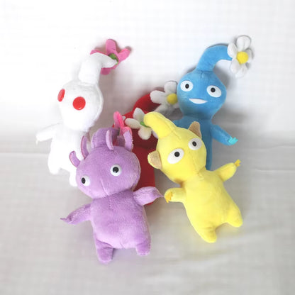 5Pcs/Set Pikmin Stuffed Plush Toys Flower Bud Leaf Plush
