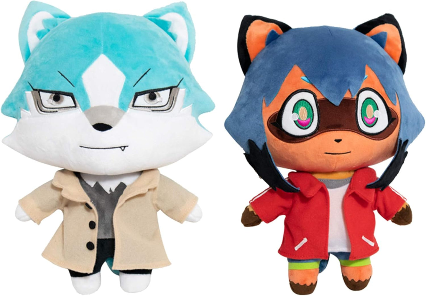 Kagemori Michiru Plush Raccoon Stuffed Animal Toy Cartoon Raccoon Doll Cuddly Anime Soft Pillow Birthday Gift for Fans