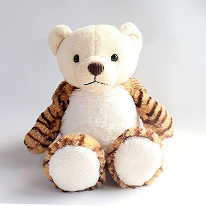 Adorable Polar Bear Stuffed Animal Dressed in Tiger Costume Teddy Bear Plushies with Tiger Outfit Cute Plush Toys for Kids Stuffed Animals Gift for Lover,14-Inch…