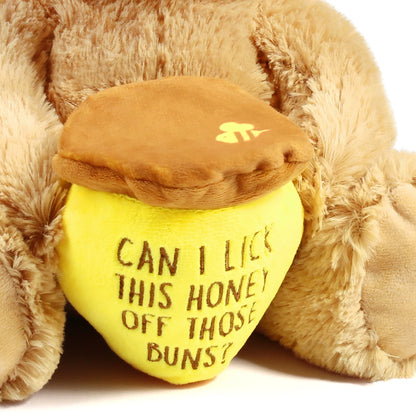 12" Teddy Bear Stuffed Animal, Honey Pot, Gift for Her, Women,Girlfriend