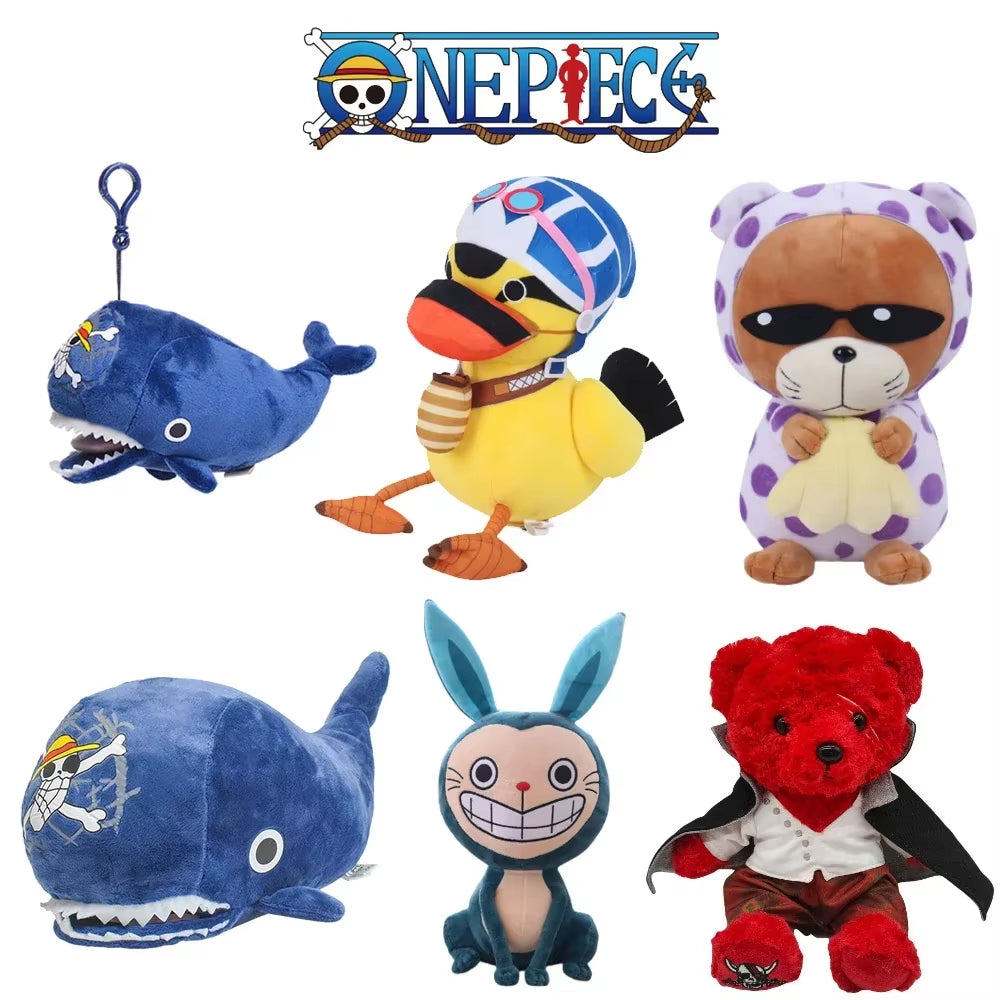 One Piece Laboon Plush Toy Pendant Raab Anime Whale