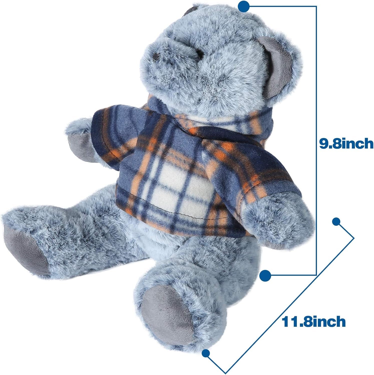 Soft Teddy Bear Stuffed Animal Plush Bear Durable Stuffed Animal Teddy Bear Plush Toy (10 Inches)
