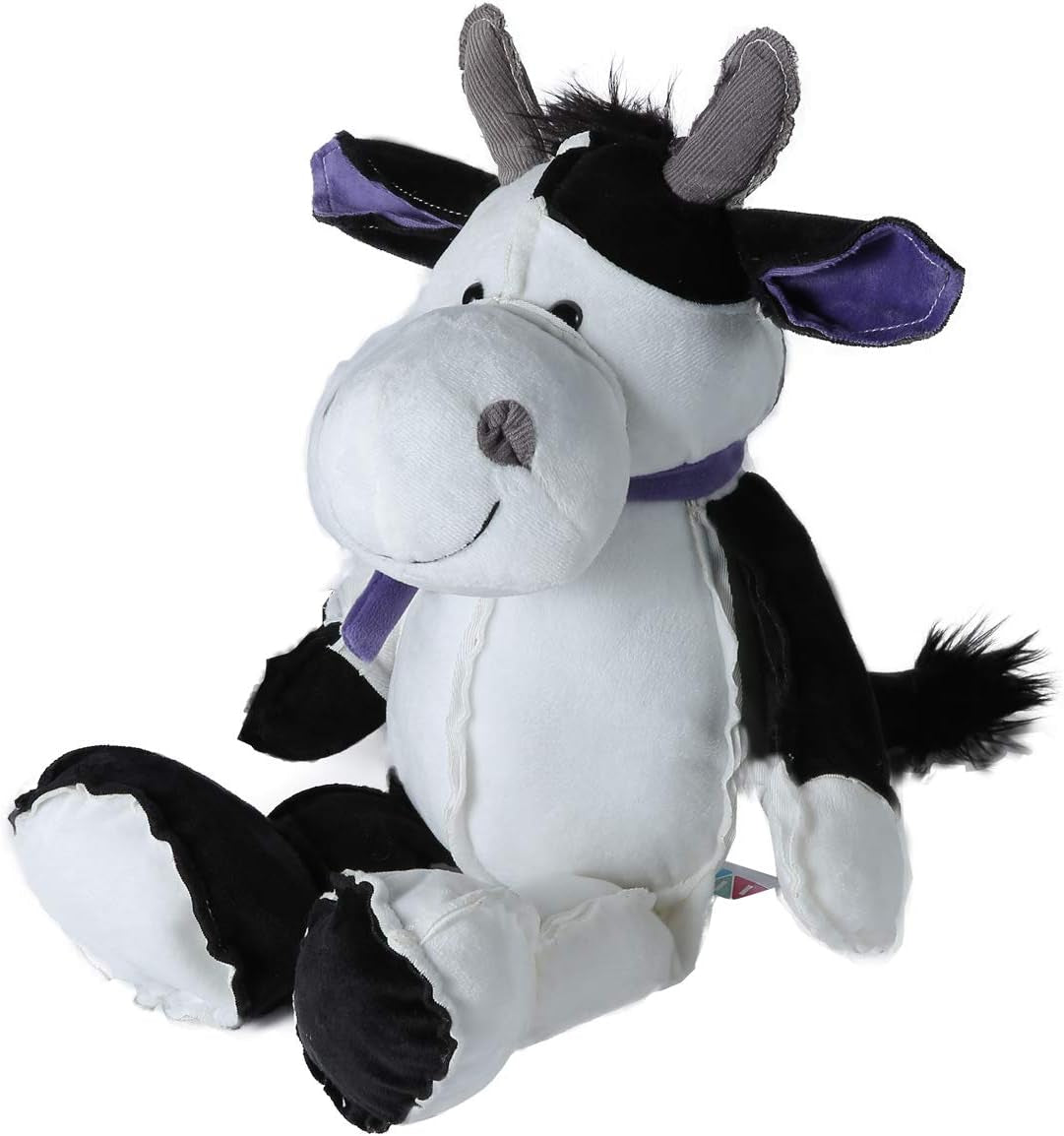 Dairy Cows Stuffed Animal Soft Dairy Cow Plush Durable Stuffed Animal Cow Plush Farm Animals Toy Birthday Easter Gifts for Toddler Girls Kids,6 Inches