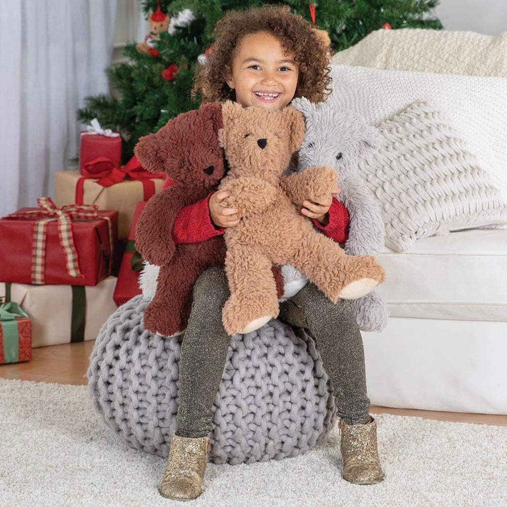 Stuffed Animal - Soft Teddy Bear, 18 Inch, Earl Grey, Super Soft