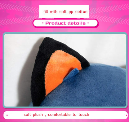 Kagemori Michiru Plush Raccoon Stuffed Animal Toy Cartoon Raccoon Doll Cuddly Anime Soft Pillow Birthday Gift for Fans