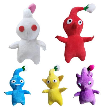 5Pcs/Set Pikmin Stuffed Plush Toys Flower Bud Leaf Plush