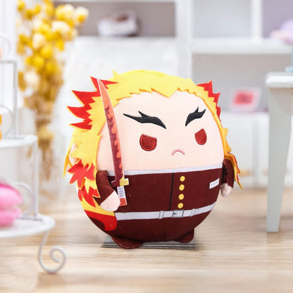 Anime Plush Doll Toy Tanjirou Nezuko Stuffed Plushie Figures Keychain