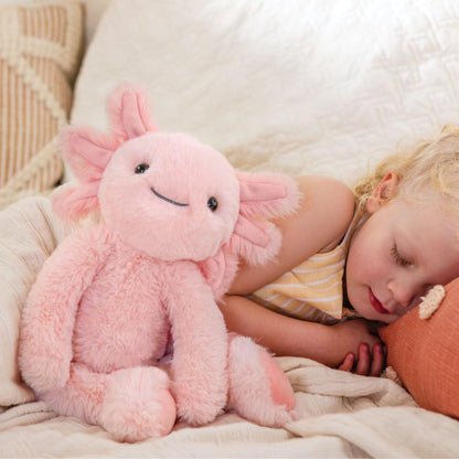 Axolotl Plush – 15 Inch Pink Axolotl Stuffed Animal Toys, Ultra Soft and Cute Plushie, Unique Gift Toy, Perfect for Snuggling for Kids, Boys and Girls, Buddy Collection
