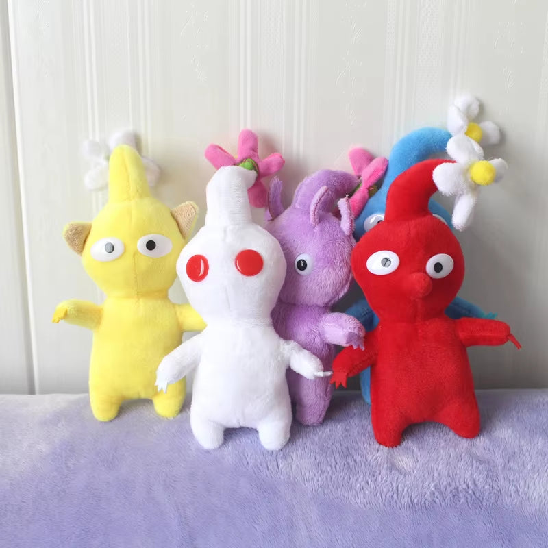 5Pcs/Set Pikmin Stuffed Plush Toys Flower Bud Leaf Plush