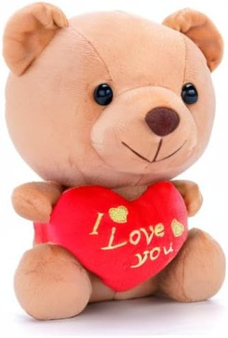 Teddy Bear Plush with “I Love You” Heart – Cute 6-Inch Stuffed Animal Gift for Mom, Girlfriend, Wife, Valentine’S Day, Birthday & Anniversary