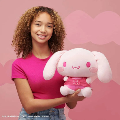 Hello Kitty and Friends - Cinnamoroll 12 Inch Pink Monochrome Plush Child'S Toy
