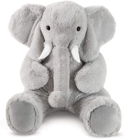 Giant Elephant Stuffed Animal – 4 Foot Big Stuffed Elephant Plush from Giant Cuddle Collection Collectible Plushie for All Ages – Finished in the USA