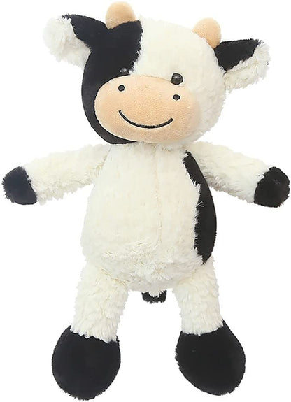 11.8" Cow Stuffed Animals Soft Cuddly Cow Plush Stuffed Animal Toy for Kids